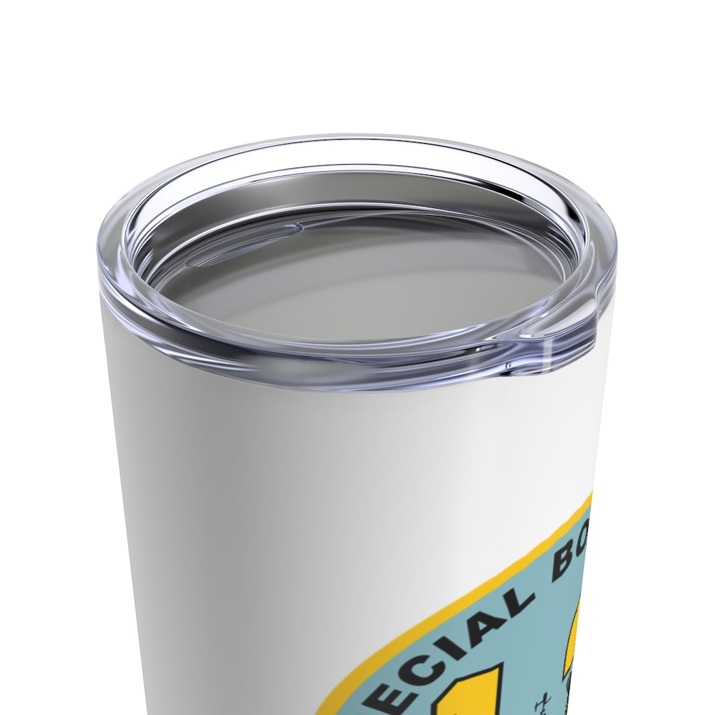 SBU 12 v3 White 20oz Travel Mug (Color)