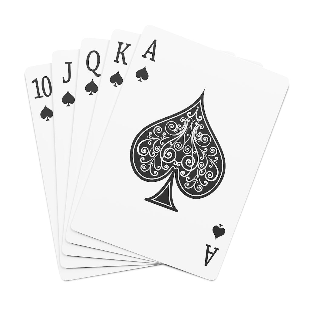 9533TC Poker Cards (Black/Red)