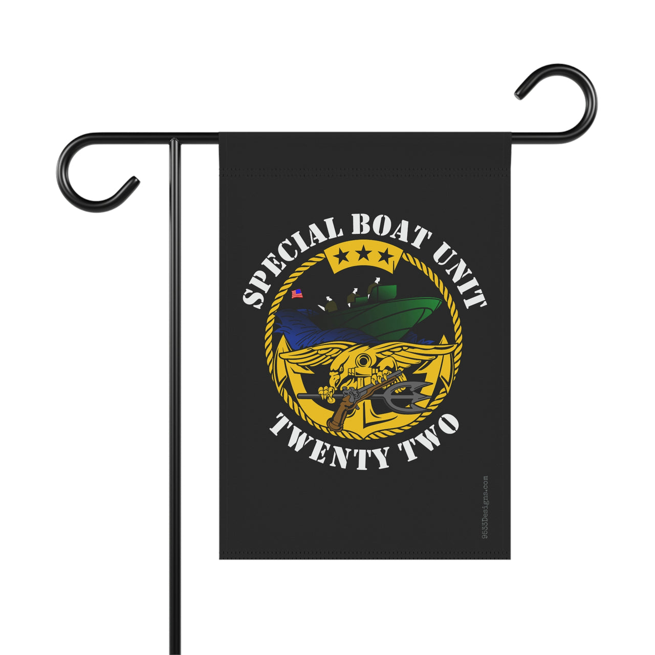 Garden Flag - SBU 22 v1 (Black)