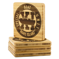 Thumbnail for Special Boat Unit 11 v2 Bamboo Coasters