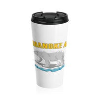 Thumbnail for Roanoke Bear Travel Mug (White/Color)