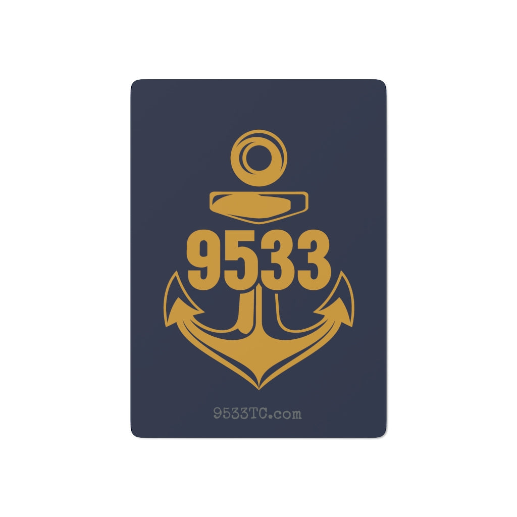 9533TC Poker Cards (Blue/Gold)