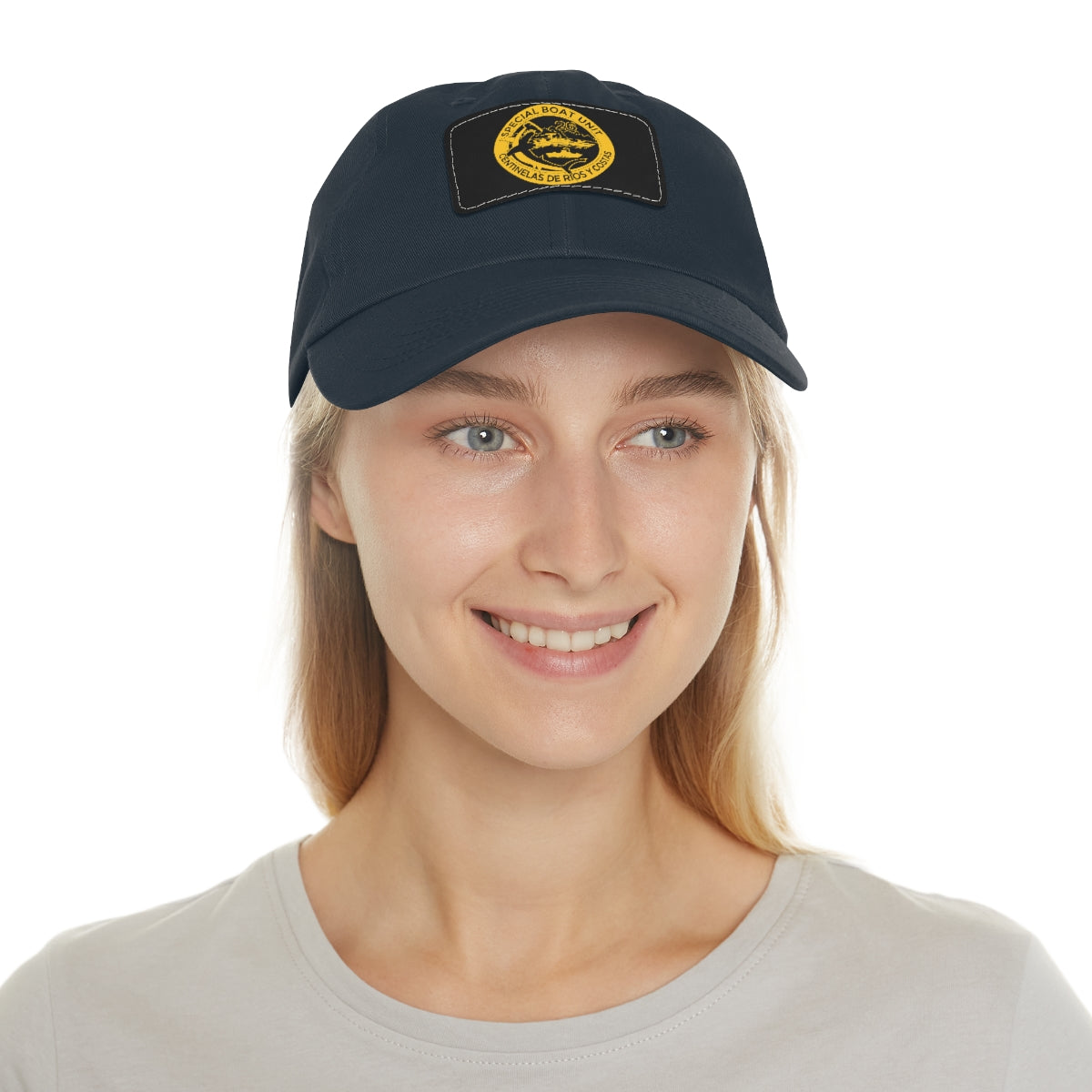 SBU 26 Hat with Leather Patch (Gold)