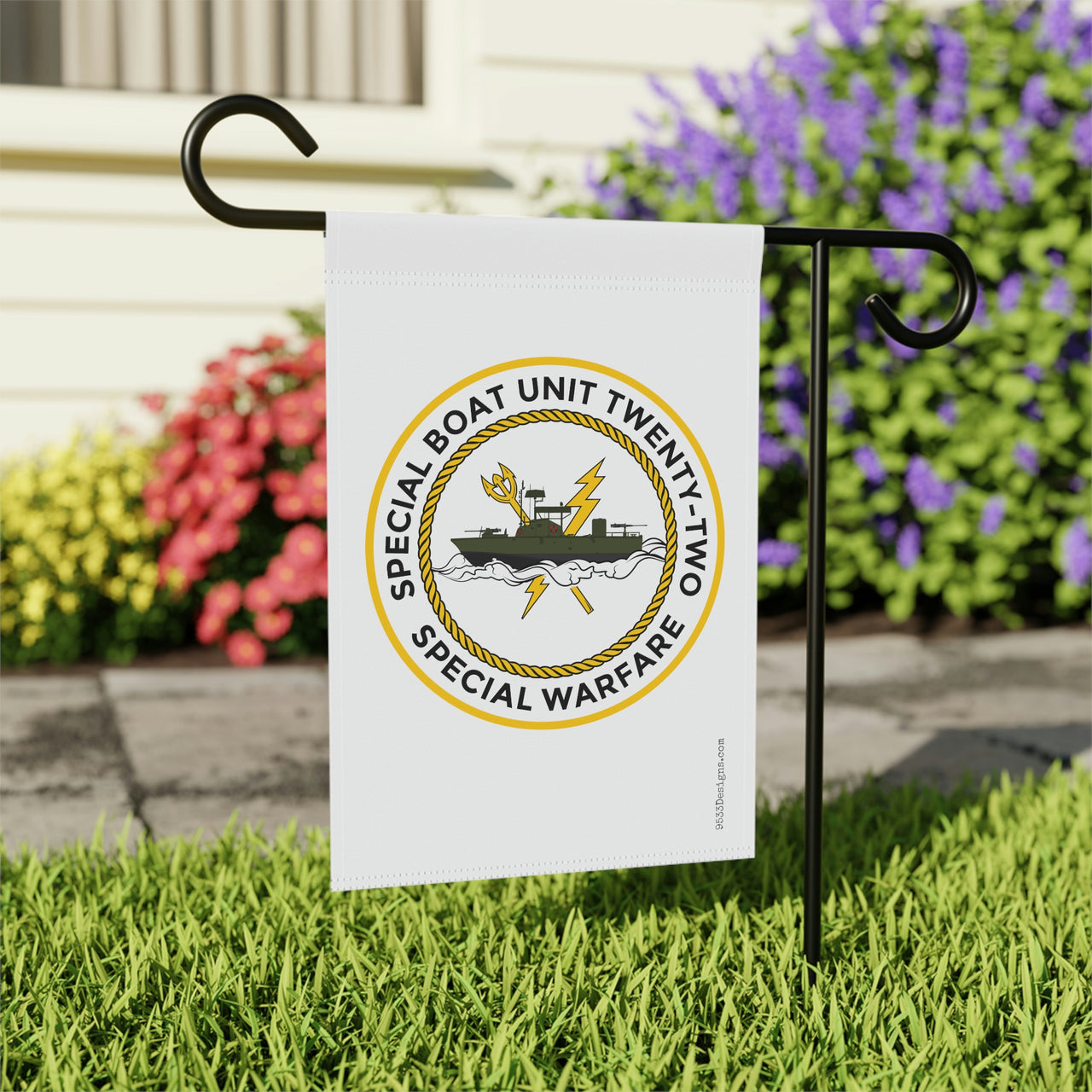 Garden Flag - SBU 22 v2 (White)