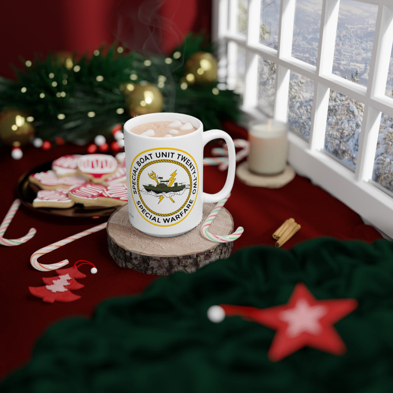 SBU 22 v2 White 15oz Mug (Color)