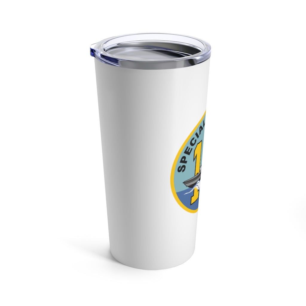 SBU 12 v3 White 20oz Travel Mug (Color)