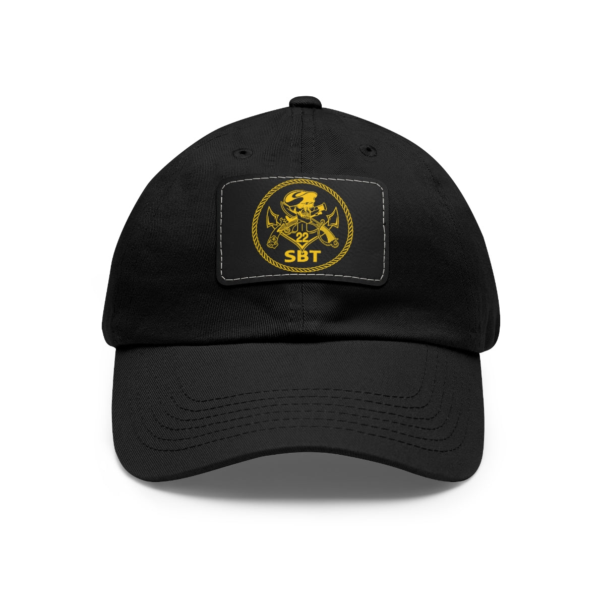 SBT 22 v2 Hat with Leather Patch (Gold)