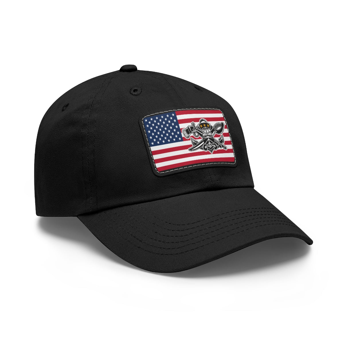 USA with SWCC Pin Hat with Leather Patch
