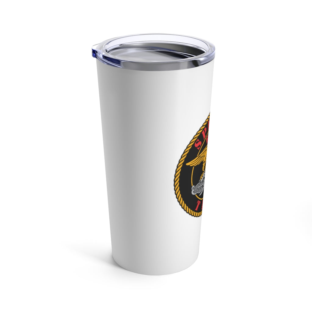 SBT 12 v1 White 20oz Travel Mug (Color)