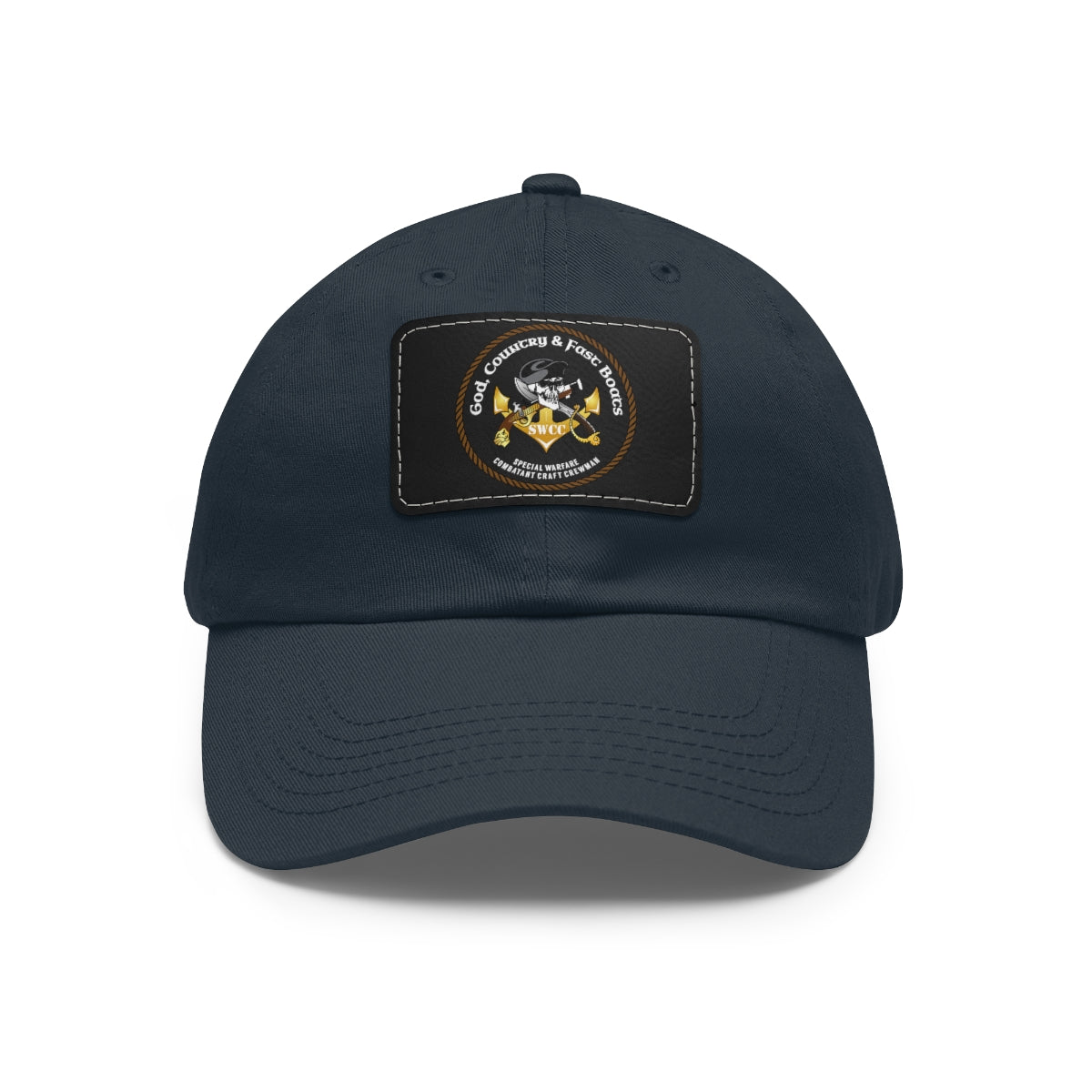 God Country and Fast Boats Hat with Leather Patch