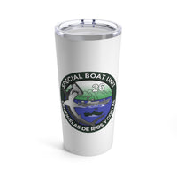 Thumbnail for SBU 26 White 20oz Travel Mug (Color)