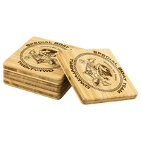 Thumbnail for Special Boat Team 22, SBT 22 v1, SWCC, Special Warfare Combatant Craft Crewmen Bamboo Coasters