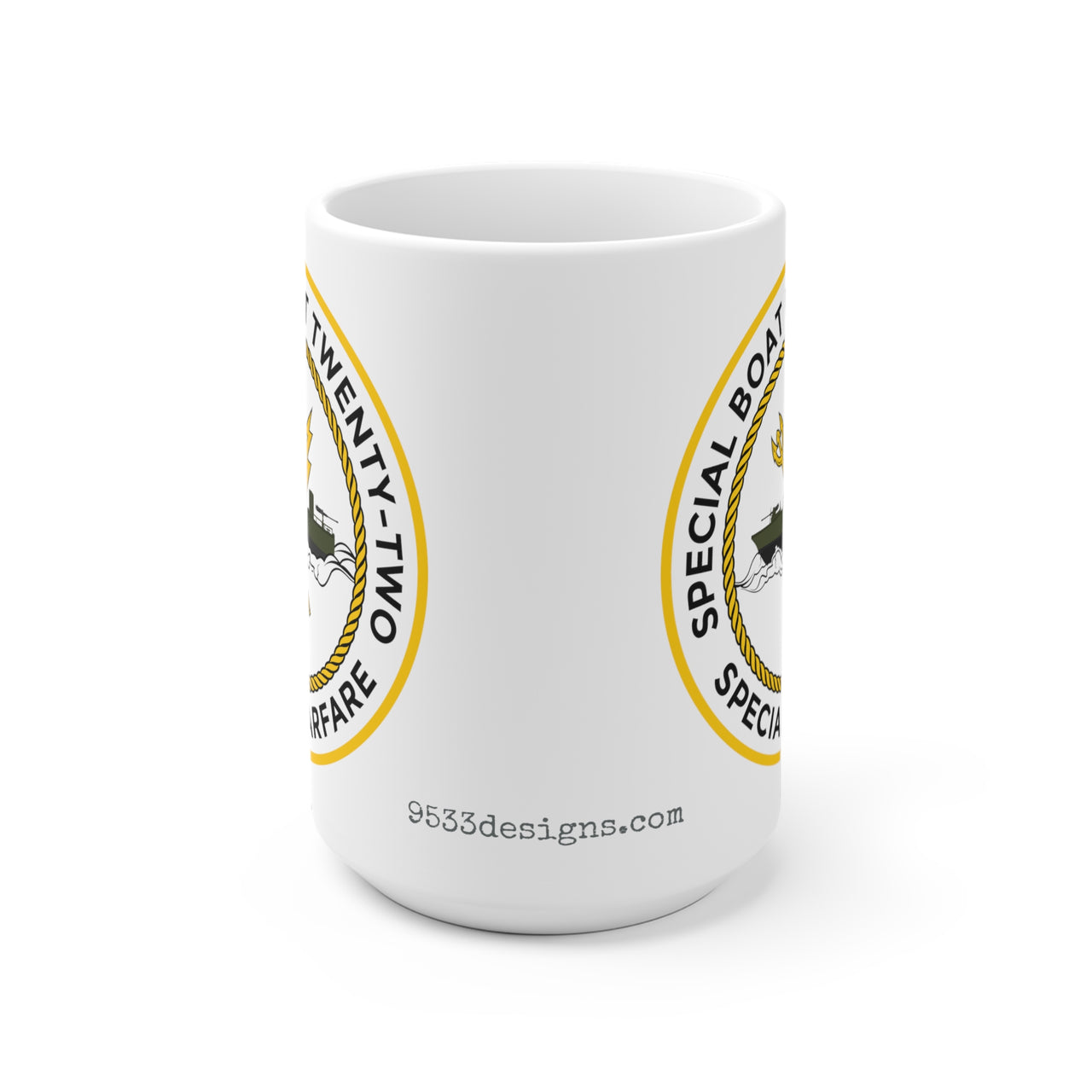 SBU 22 v2 White 15oz Mug (Color)