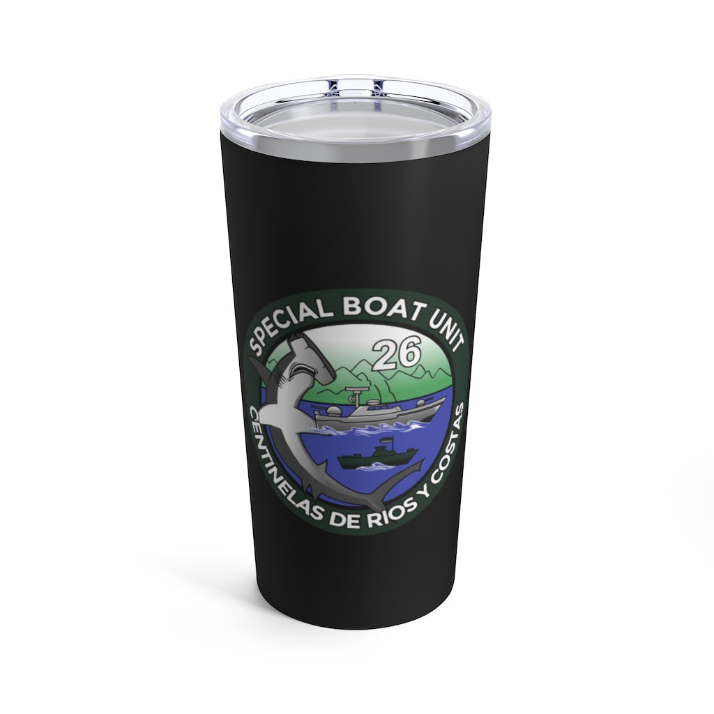 SBU 26 Black 20oz Travel Mug (Color)