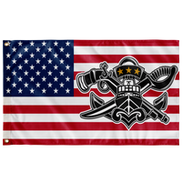 Thumbnail for Flag: USA with SWCC Pin (Color/Black)
