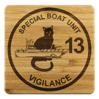 Thumbnail for Special Boat Unit 13, SBU 13, SWCC, Special Warfare Combatant Craft Crewmen Bamboo Coasters