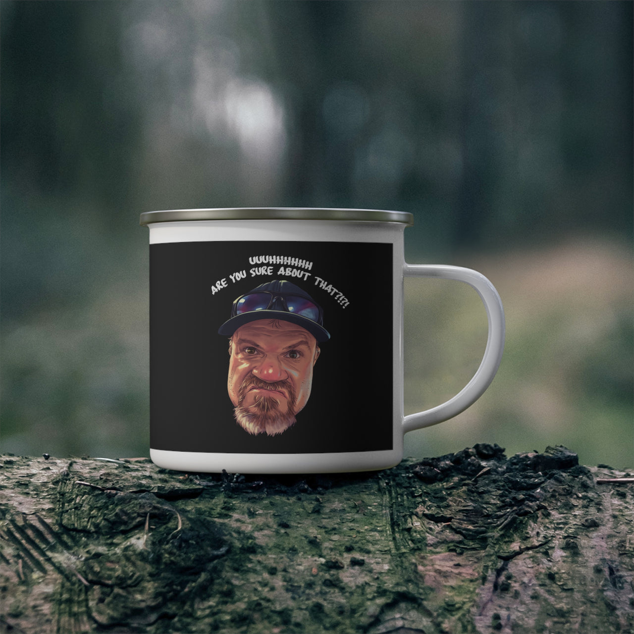 Sean Enamel Camping Mug
