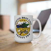 Thumbnail for SBU 22 v1 White 15oz Mug (Color)