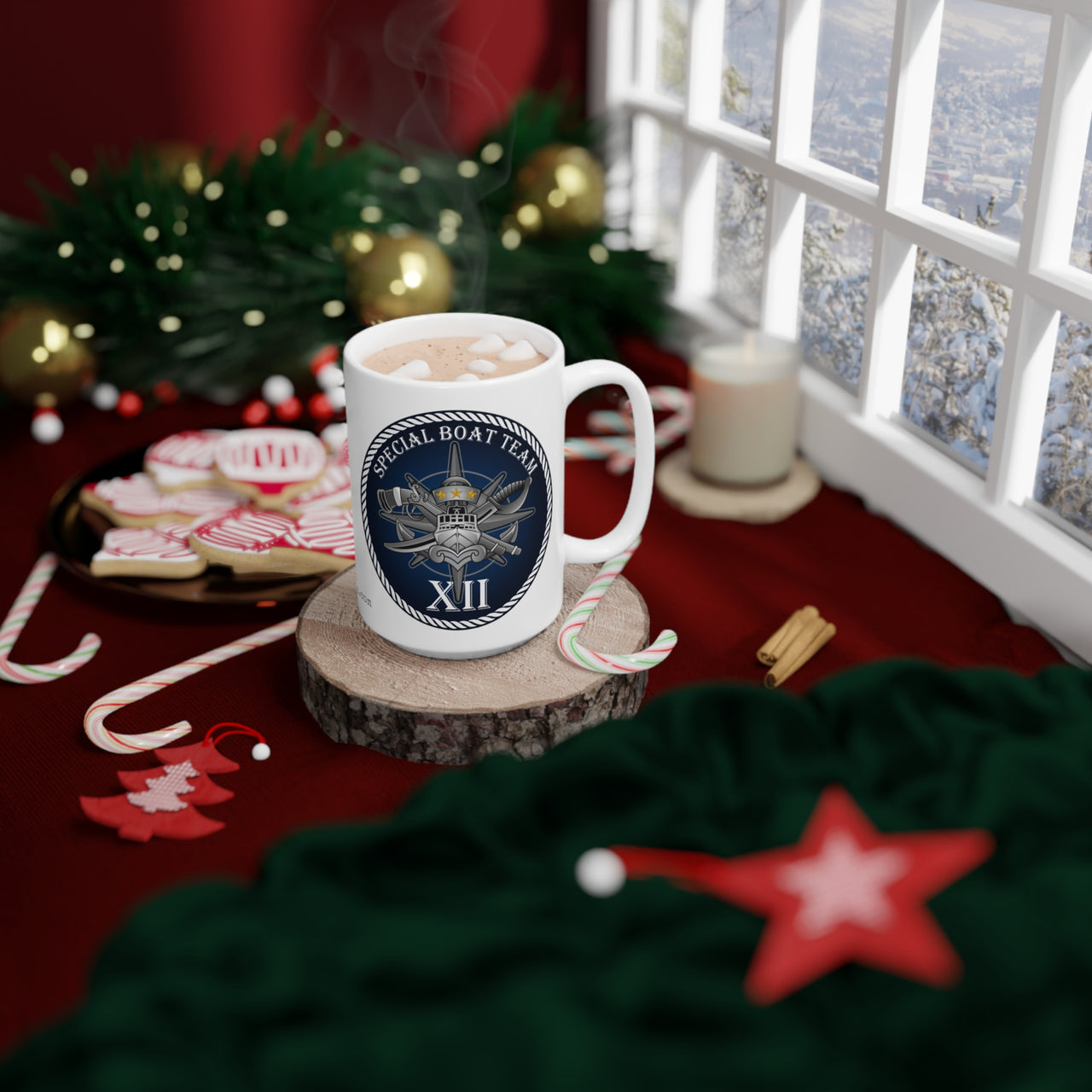 SBT 12 v2 White 15oz Mug (Color)