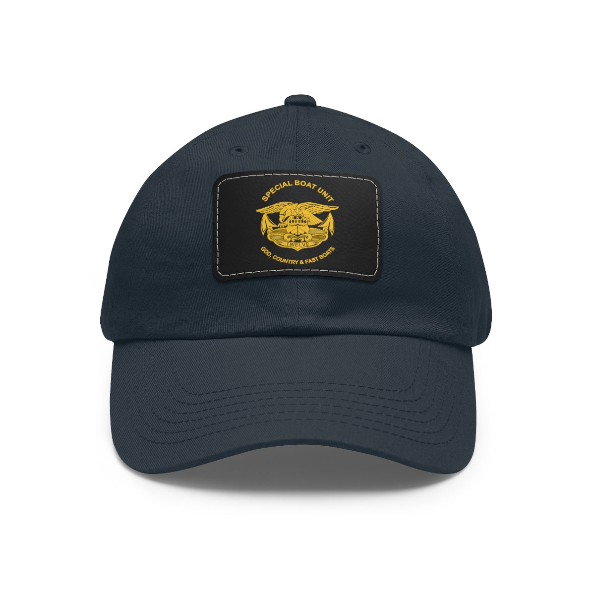 SBU 12 v2 Hat with Leather Patch (Gold)