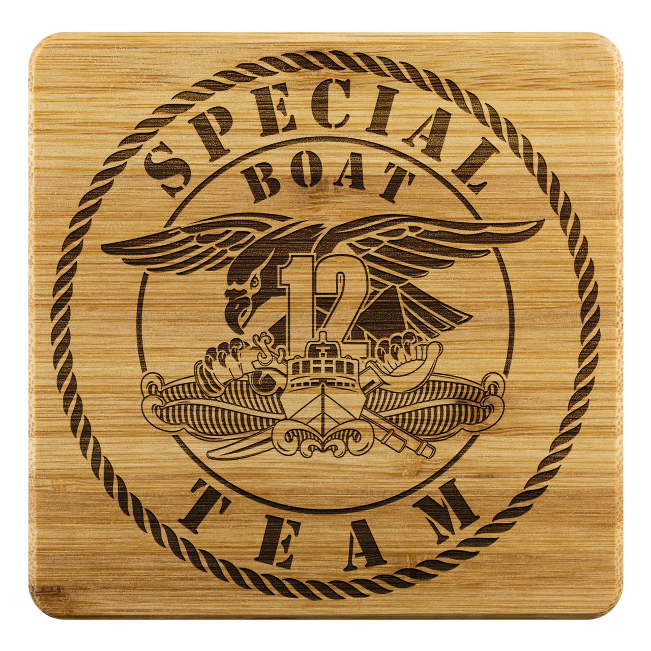 Special Boat Team 12, SBT 12 v1, SWCC, Special Warfare Combatant Craft Crewmen Bamboo Coasters