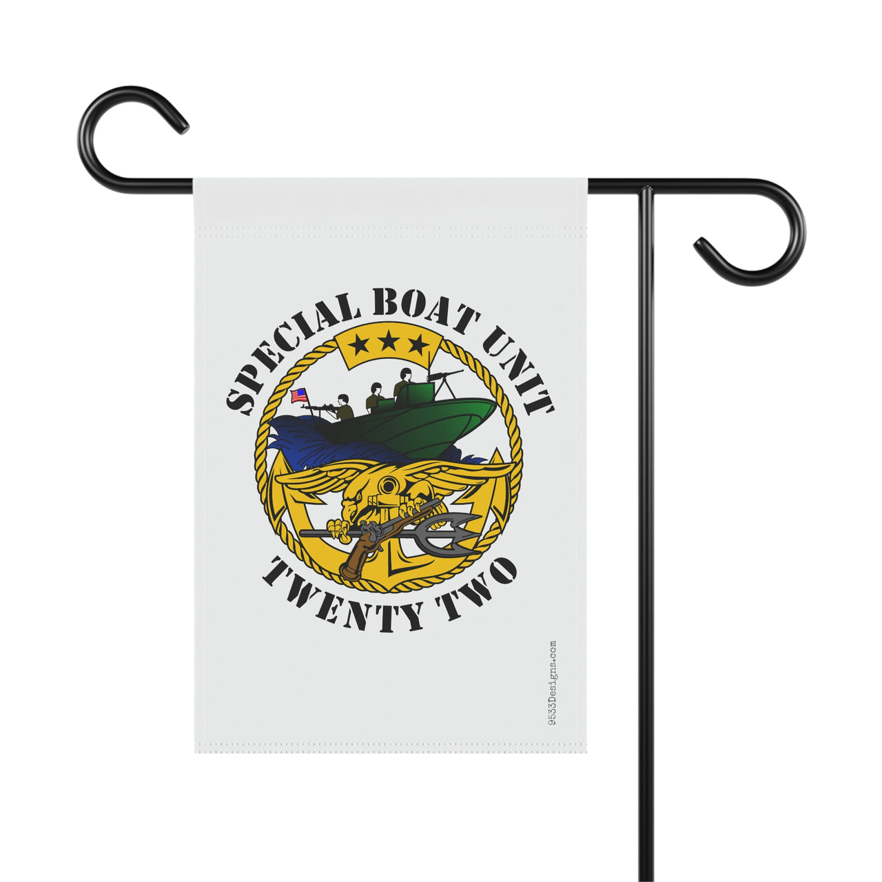 Garden Flag - SBU 22 v1 (White)