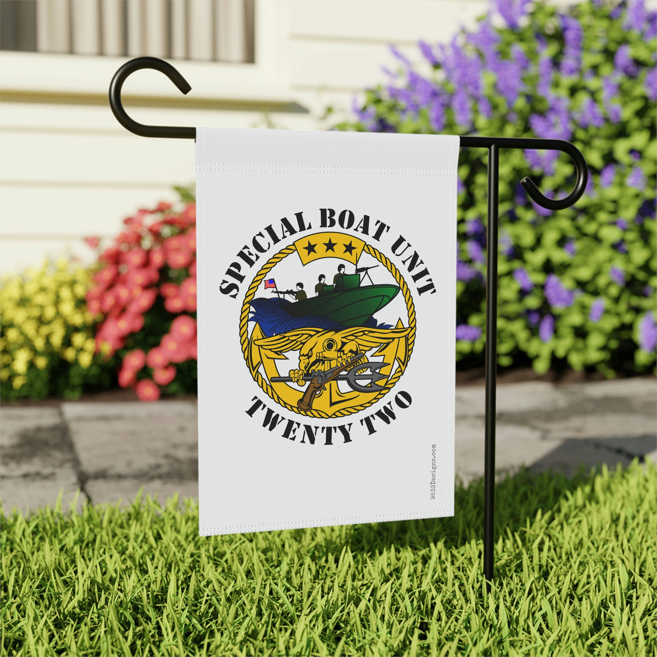 Garden Flag - SBU 22 v1 (White)