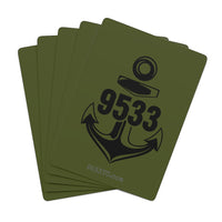Thumbnail for 9533TC Poker Cards (Green/Black)