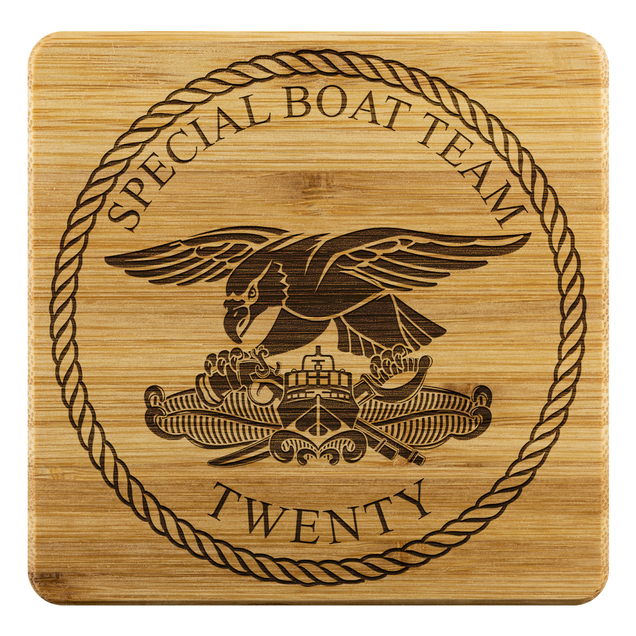 Special Boat Team 20, SBT 20, SWCC, Special Warfare Combatant Craft Crewmen Bamboo Coasters