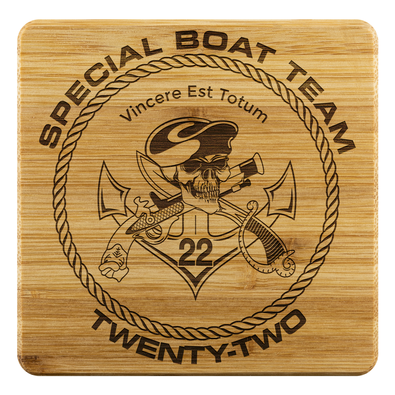 Special Boat Team 22, SBT 22 v1, SWCC, Special Warfare Combatant Craft Crewmen Bamboo Coasters