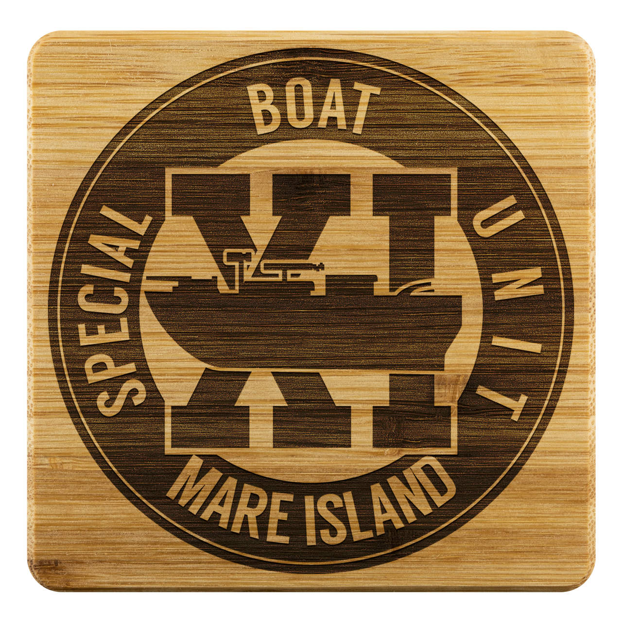 Special Boat Unit 11 v2 Bamboo Coasters