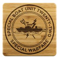 Thumbnail for Special Boat Unit 22, SBU 22 v2, SWCC, Special Warfare Combatant Craft Crewmen Bamboo Coasters