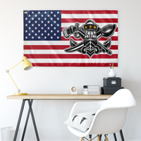 Thumbnail for Flag: USA with SWCC Pin (Color/Black)