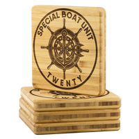Thumbnail for Special Boat Unit 20, SBU 20, SWCC, Special Warfare Combatant Craft Crewmen Bamboo Coasters