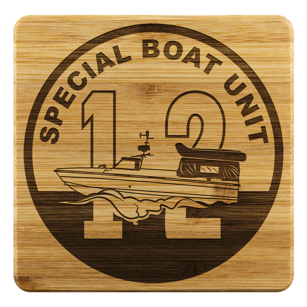 Special Boat Unit 12, SBU 12 v3, SWCC, Special Warfare Combatant Craft Crewmen Bamboo Coasters
