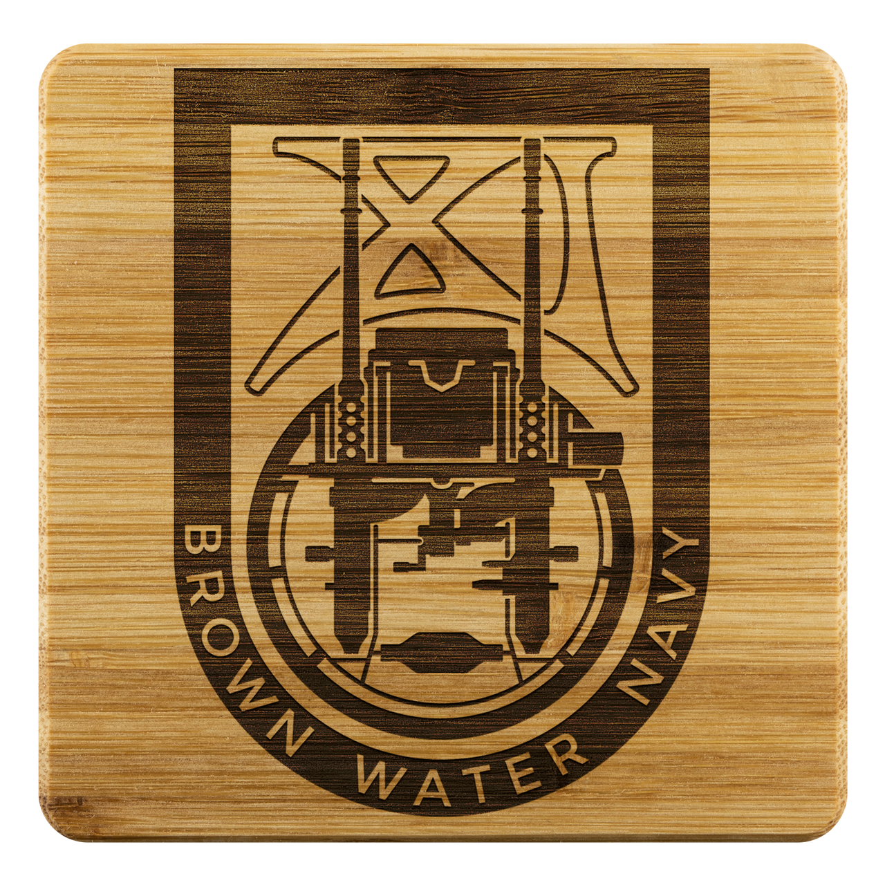 Special Boat Unit 11 v3 Bamboo Coasters