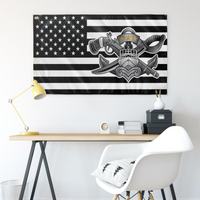 Thumbnail for Flag: USA with SWCC Pin (BW/Color)