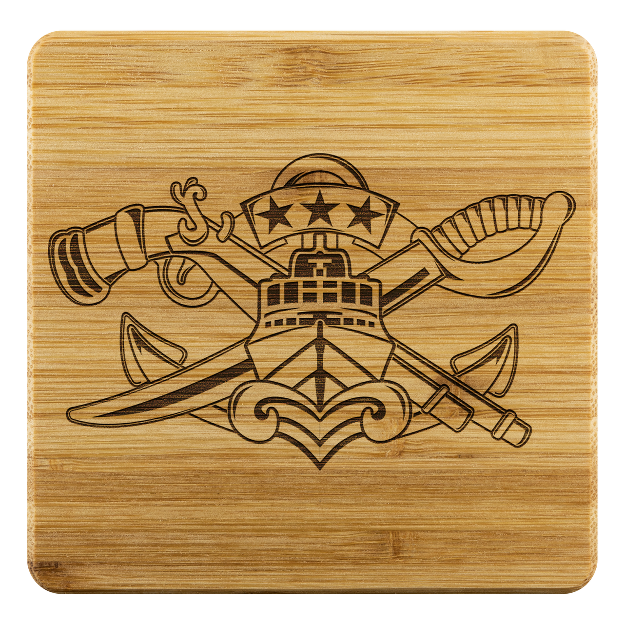 Special Warfare Combatant Craft Crewmen, SWCC Master, Bamboo Coasters